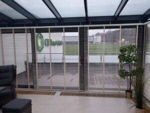 Żaluzje aluminiowe Anwis 50mm 5002 montaż do ramy