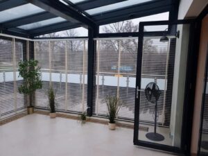Żaluzje aluminiowe Anwis 50mm 5002 montaż do ramy