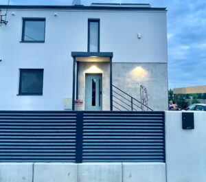 Drzwi CAL Termo 78 Asteria kolor Bourton Niebieskawy