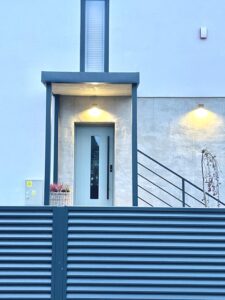 Drzwi CAL Termo 78 Asteria kolor Bourton Niebieskawy