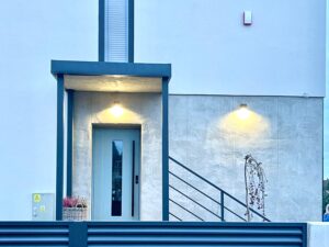 Drzwi CAL Termo 78 Asteria kolor Bourton Niebieskawy