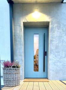 Drzwi CAL Termo 78 Asteria kolor Bourton Niebieskawy